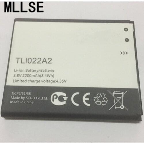 MLLSE 2200mAh TLI022A2 battery For ALCATEL One Touch Sonic OT-A851L TLI022A2 Mobile phone battery