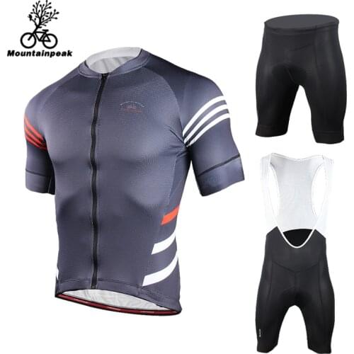 Mountainpeak 2018 Summer Short Sleeved Suit Male Bicycle Suit Jacket Female Riding Pants Shorts Sunscreen Cycling Clothing