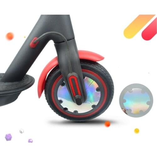 Electric Scooter Front Wheel Sticker Motor PVC Motor Protective Cover Shell Kick Scooter Accessories for Xiaomi Mijia M365 Pro