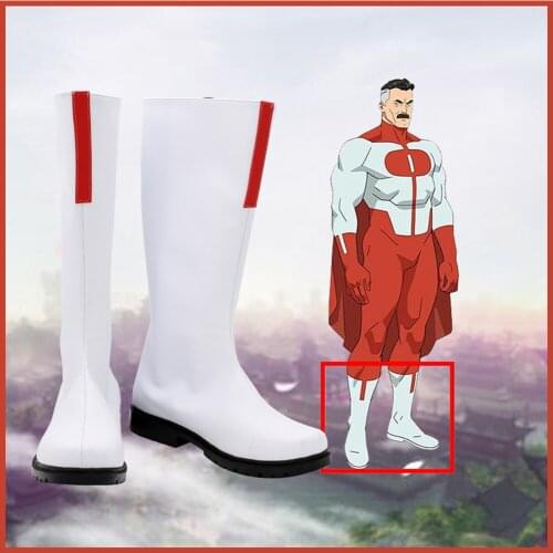 Invincible Omni-Man Cosplay Shoes Boots Halloween Costumes High Top Boots Accessory Custom Made