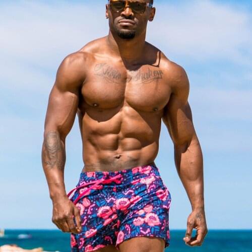 New Leisure Men Short Trunks Trunks Beach Trunks Swimming Pants Mens Swimsuits Sport Surfing Shorts