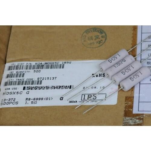 Original new 100% writing resistance heat resistant 5W 1.5R 5W1.5R 1.5R5W (Inductor)