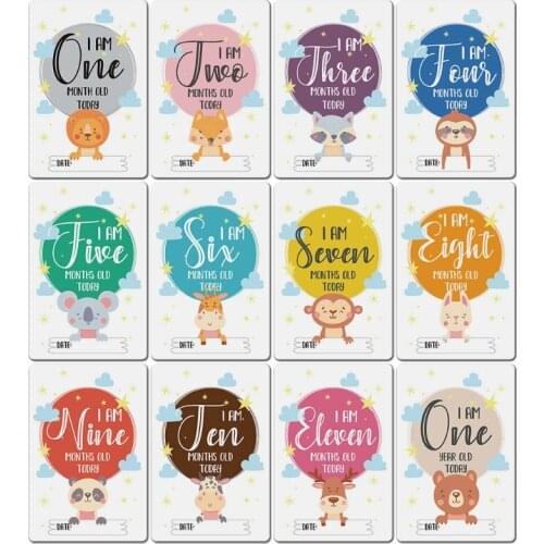 First Year Baby Moment Cards for Milestone Moments Capture and Personalise Cherished Moments Baby Shower Gifts