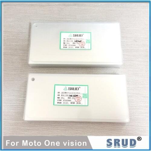 50pcs OCA Optical Clear Adhesive Film For Motorola moto G9 G8 power plus / one vision Xt1970 Laminating LCD Screen Glass