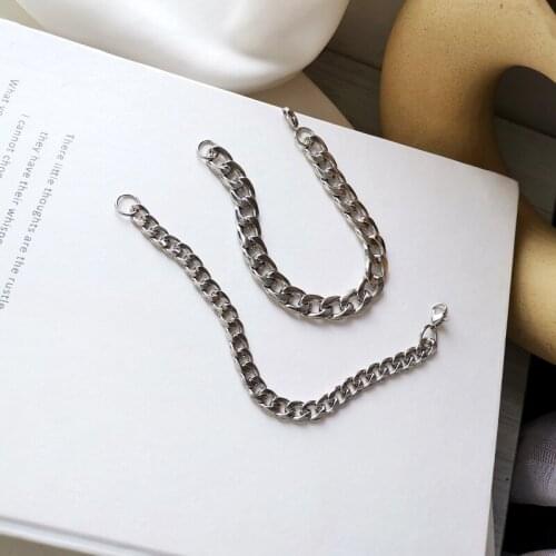 Simple Hip Hop Trendy Fashion Bracelet For Women /Men Personalized Chain Bracelet Party Fine Gifts Accessories 2021 Trend