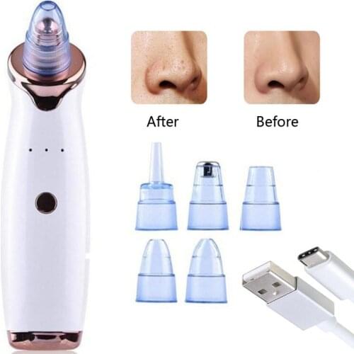 Blackhead Remover Face Deep Nose Cleaner USB charging Facial beauty instrument vacuum Safely remove acne GG186