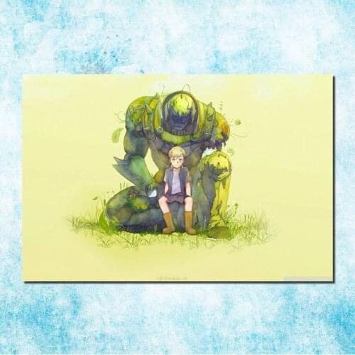 Fullmetal Alchemist Art Silk Canvas Poster Print 13x20 24x36 Inches Edward Elric Anime Wall Pictures For Room Decor -11