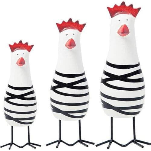 Statues Interior Decoration For Home Rooster Sculptures Decoratif Bois Figurines For Interior Room Ornaments Home Decor Craft