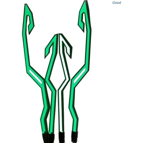 Bicycle Helmet Reflective Light Stripe LED Light Decals Luminous Signal Sticker