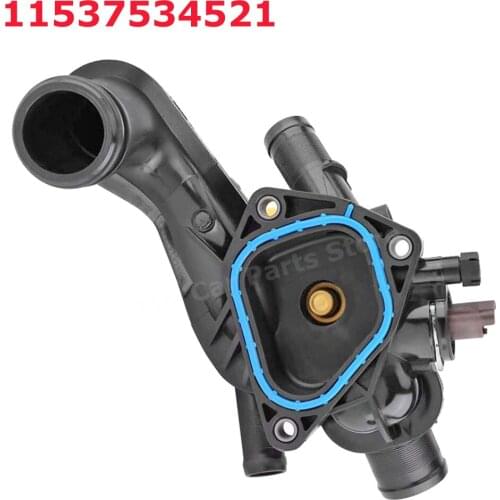 Car Engine Coolant Thermostat 11537534521 Fit for Peugeot 207 307 308 3008 VTi THP 1.6 fit Mini Citroen
