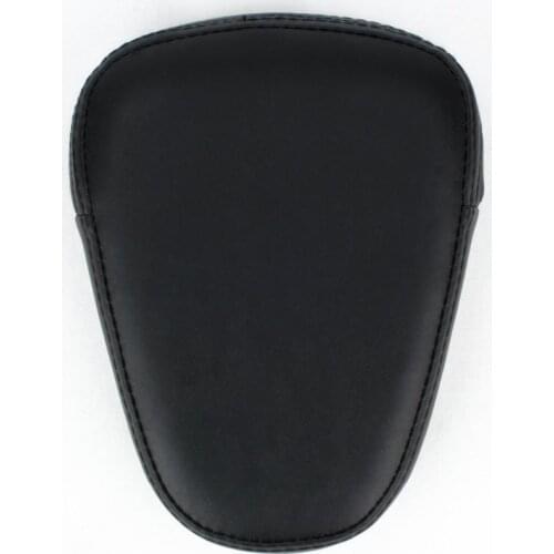 Universal Motorcycle Motorbike Rear Passenger Pillion Backrest Cushion Pad Black For Harley Ducati Honda Yamaha Suzuki Kawasaki