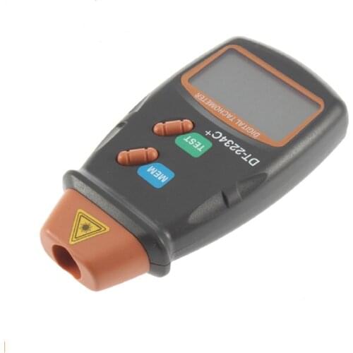 High Quality Digital Laser Tachometer RPM Meter Non-Contact Motor Lathe Speed Gauge Revolution Spin Hot Sale
