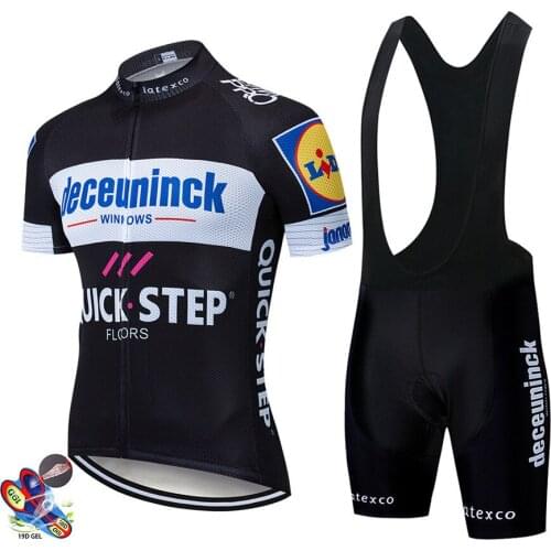 High Quality Pro Bicycle Team Short Sleeve Maillot Ciclismo Mens Cycling Jersey Kits Summer breathable Cycling Clothing Sets