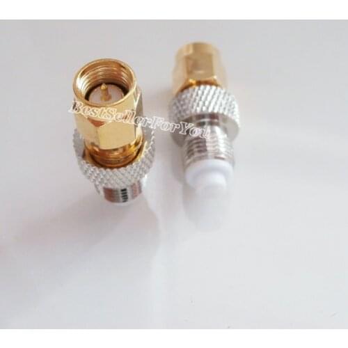 1Pcs Adapter FME Female Jack To SMA Connector Plug Male RF Connector Straight