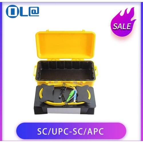 Free Shipping Fiber Optic OTDR Launch Cable Box 1310/1550nm 500m SC/FC/LC/ST OTDR Dead Zone Eliminator,Fiber Rings