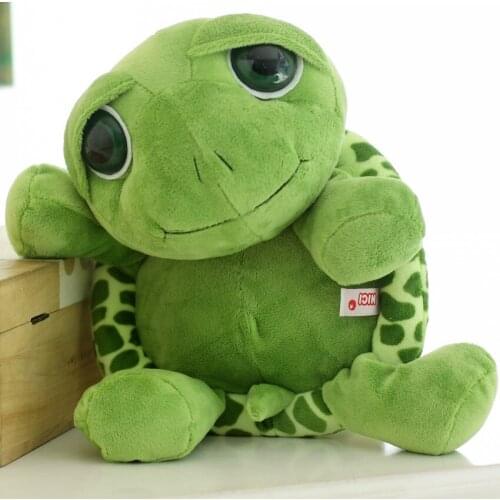 Huge Size Plush Tortoise Toy Cute Army Green Big Eyes Turtle Plush Pillow Staffed Cushion for Girls Vanlentines Day Gift