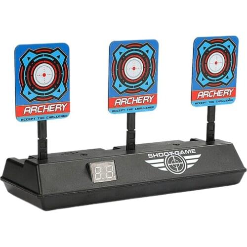 Precision Scoring Auto Reset Electric Target For Nerf Toys Outdoor Sports Fun Toys EVA Bullet Gun Toy Accessories Kids Gift