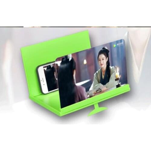 HD Amplifying Projector Stand Mobile Phone 3D Screen Video Magnifier 8" inch Bracket Folding Enlarged Desktop for smartphones