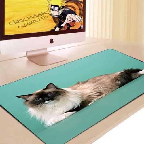 Mairuige Animal Cat Pad Mouse Computer Game Player Mouse Pad XXL Non-slip Mouse Pad Keyboard Table Pad Suitable for Keyboard