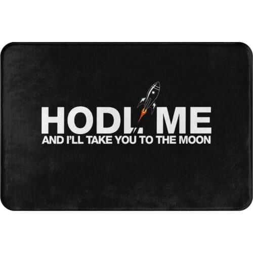 Ethereum Crypto Miners Bedroom Mat HODL ME Rocket Doormat Kitchen Carpet Outdoor Rug Home Decoration