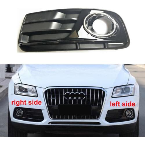 For Audi Q5 2013 2014 2015 2016 Fog Lamp Frame Fog Lamp Cover Front Bar Grille Middle Net