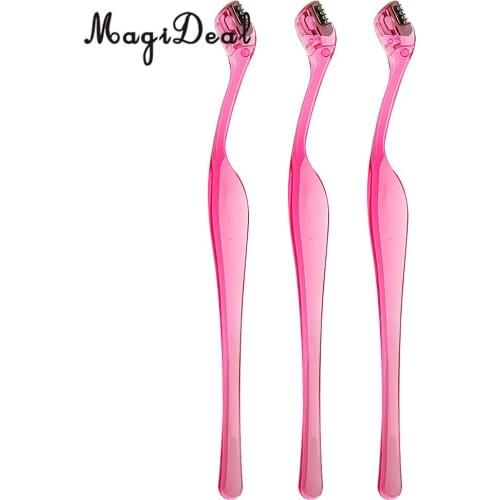 Hot Sales 3 Pieces Eyebrow Blade Afeita Facial Cosmetic Makeup Beauty Rose For Woman Beauty Make up Tools High Quality