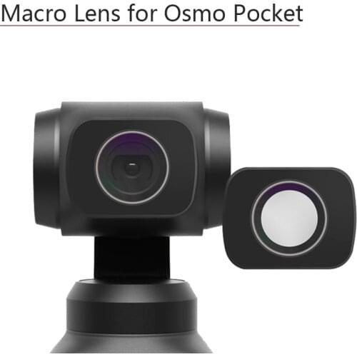 Optical Glass Magnetic Macro Lens for DJI Osmo Pocket/Pocket 2 Camera Lens Mini Portable Handheld Gimbal Accessories