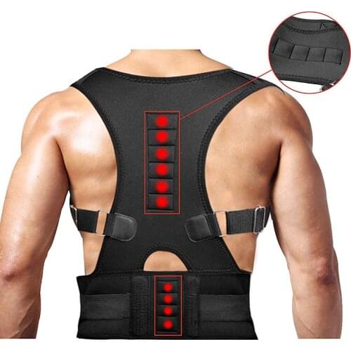 Magnetic Adult Adjustable Correction Belt Student Youth Sitting Posture Correcting Spine Back Posture Humpback Correction Unisex