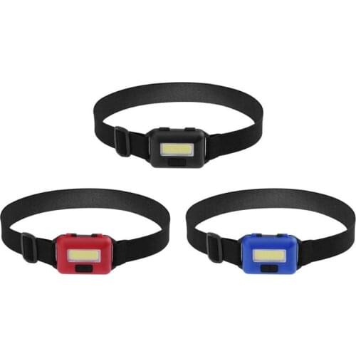 Mini 3 Modes Waterproof COB LED Flashlight Outdoors Headlight Headlamp Torch Lanterna with Headband Use For Camping Hunting