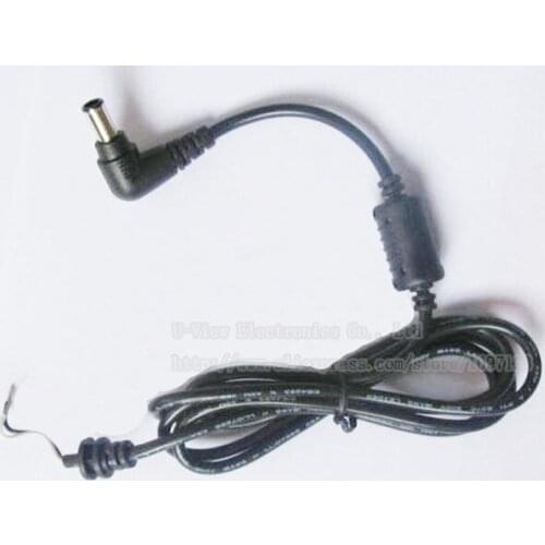 NCHTEK DC Tip 6.0x4.4mm + Pin Connector Laptop Cable For Sony Adapter Cord About 1.2M/Free Shipping/15PCS