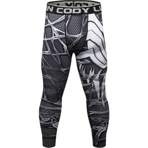 Cody Lundin New Design Mens Digital Printed Sport Leggings Breathable MMA Pants