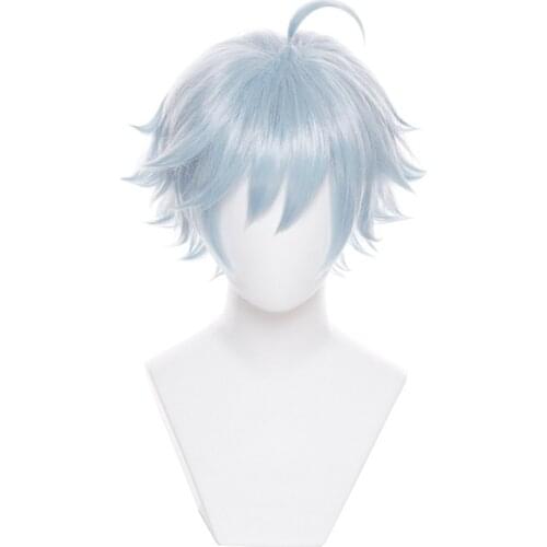 Game Genshin Impact Cosplay Halloween Chongyun Cosplay Wig Genshin Impact Chong Yun Cosplay Hair