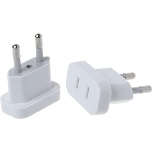 Power Plug Converter Travel Adapter US to EU Europe High Power