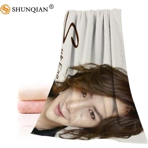 Custom Jang Geun Suk Towels Microfiber Fabric Popular Face Towel/Bath Towel Size 35x75cm, 70x140cm Print your picture