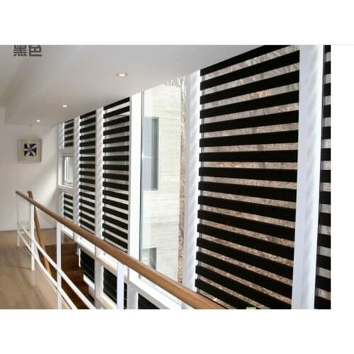 Popular zebra blinds/double-layer roller blinds/ready made curtain/curtain fabric curtain window curtain