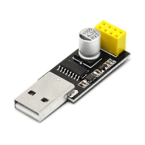 ESP01 Programmer Adapter UART GPIO0 ESP-01 Adaptaterr ESP8266 USB to ESP8266 Serial Wireless Wifi Developent Board Module