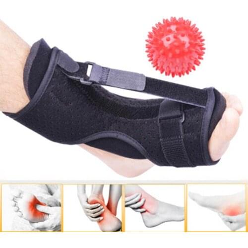Adjustable Plantar Fasciitis Night Foot Splint Drop Orthotic Brace Elastic Dorsal Night Splint Foot Care Tools