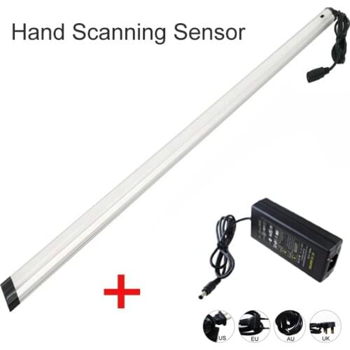 LED hand Scanning Sensor Lamp 30/50cm Motion Sweep Sensing Light Night Lamp with Dc connect using for Cabinet Kitchen Lighting