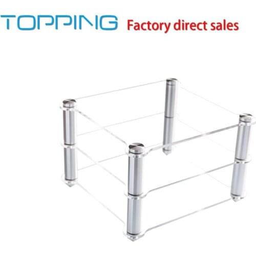 TOPPING Acrylic Rack For D30 Decoder A30 HIFI Amplifier Amp rack Transparent equipment two-layer Rack