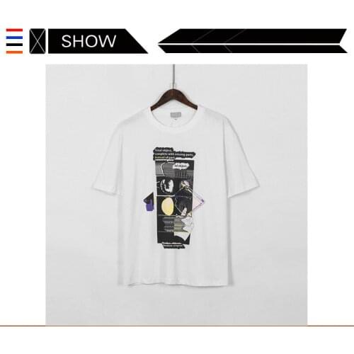 Street trend cavempt-20 new geometric abstract theme series short sleeve T-shirt for men and women