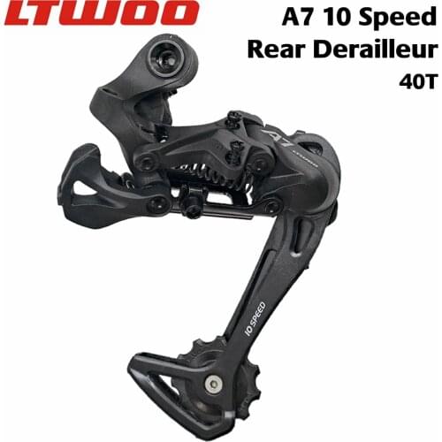 LTWOO A7 10 Speed Bicycle Rear Derailleur for MTB Mountain Bike, Compatible with 34T/40T/50T Bike Cassette DEORE