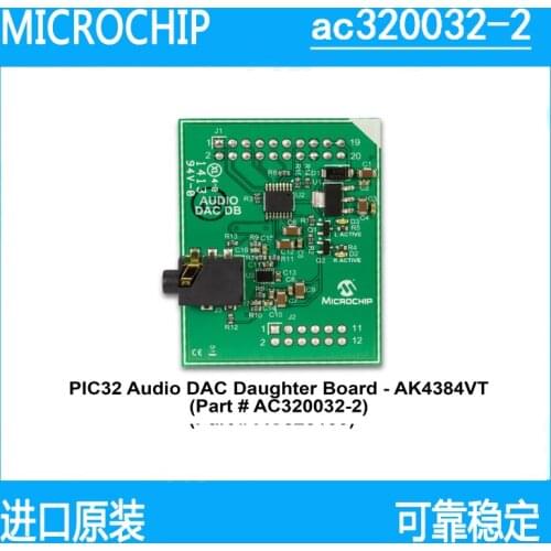 Ac320032-2PIC32 DAC Fender Audio NEW Board Evaluation Board