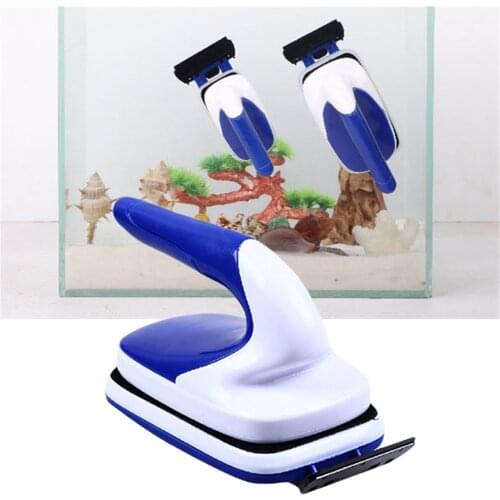 Aquarium Practical Floating Magnetic Brush Fish Tank Glass Algae Scraper Aquarium Window Cleaning Tool Cleaner Magnets Brush