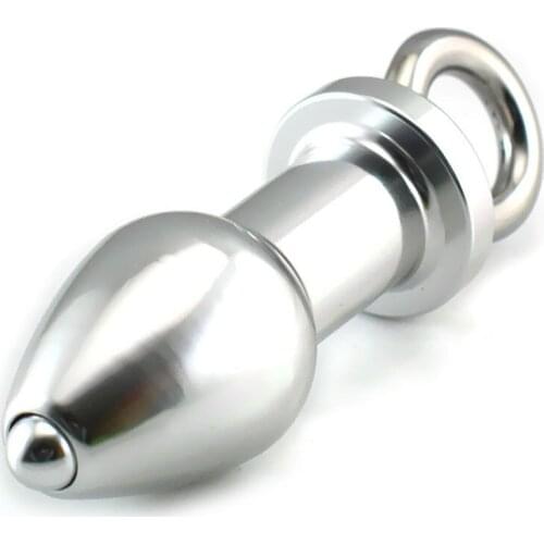 Metal Alloy Anal Douche Enema Plug Anus Masturbator Cleaning Adult Sex Toys For Woman Men Gay Anal Shower Butt Plug Erotic