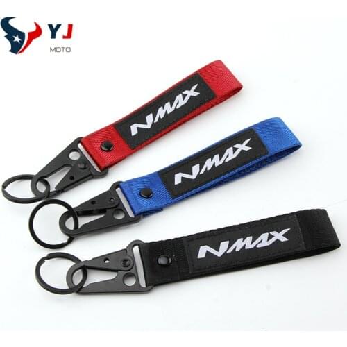 High Quality Motorcycle Embroidery Key Chain For YAMAHA NMAX N-MAX 155 150 125 Collection Keyring Gift