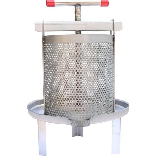 Household Honey Press Stainless Steel Wine Press Commercial Beekeeping Machine Honey Squeezer Solid Honey Extraction Separator