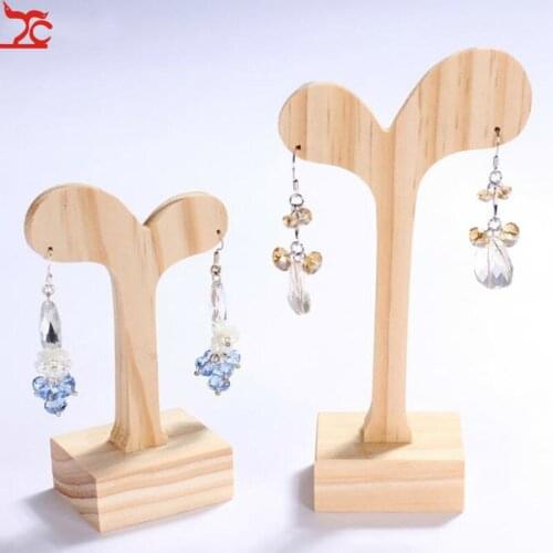 Wood Earrings Display Holder Earrings Display Stand Wood Jewelry Holder joyeros organizador de joyas