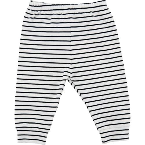 Kavkas Baby Clothes Spring And Autumn Period Newborns Boy Girls Pants Fashion Spring Leggings Black White Stripes Pant calça