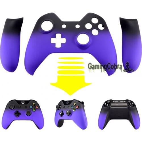 Front Housing Shell Faceplate & Side Rails for Xbox One Controller Shadow Purple