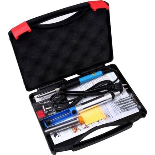 European and American 110V / 220V electric iron 60W adjustable temperature soldering iron Kit
